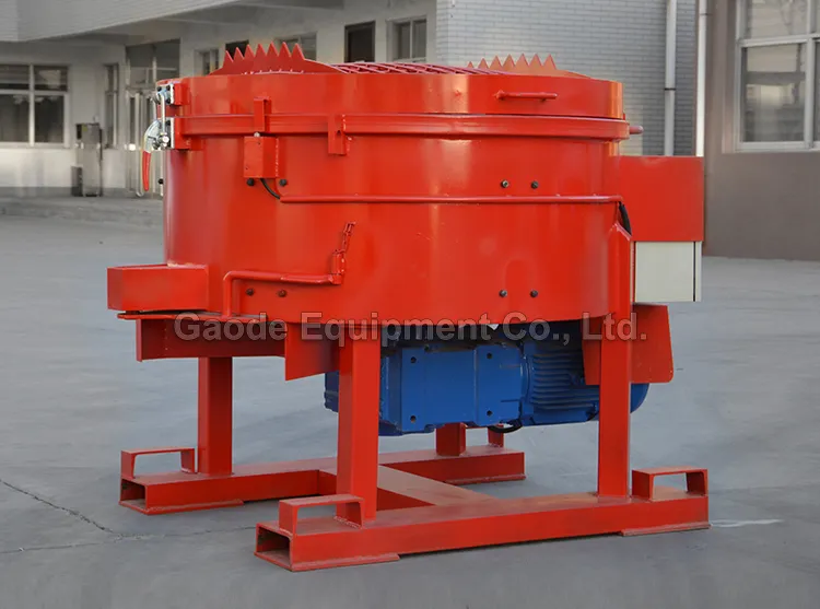 GAODETEC GRM500 Easy-Maintain Refractory Pan Mixer For On-Site Operation